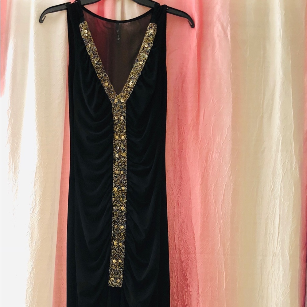Black cocktail dress